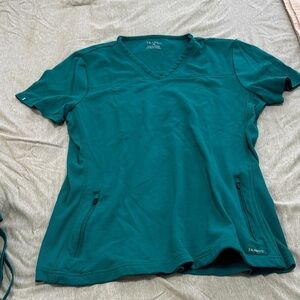 Jaanuu Women's Short Sleeve Teal Top